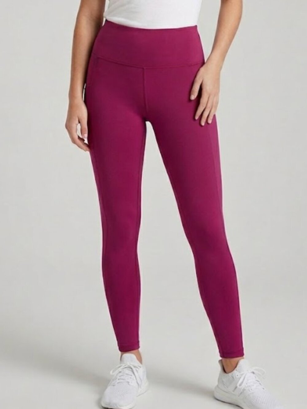 Z By Zella Leggings M Pink High Rise Athletic Yoga Activewear Stretch